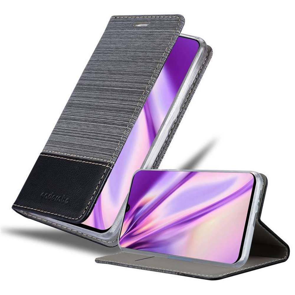 Cadorabo Hülle für Samsung Galaxy A90 5G Schutzhülle in Grau Handy Hülle Etui Book Case Cover