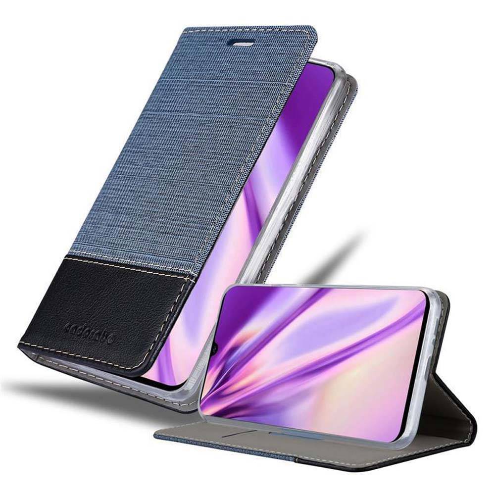 Cadorabo Hülle für Samsung Galaxy A90 5G Schutzhülle in Blau Handy Hülle Etui Book Case Cover