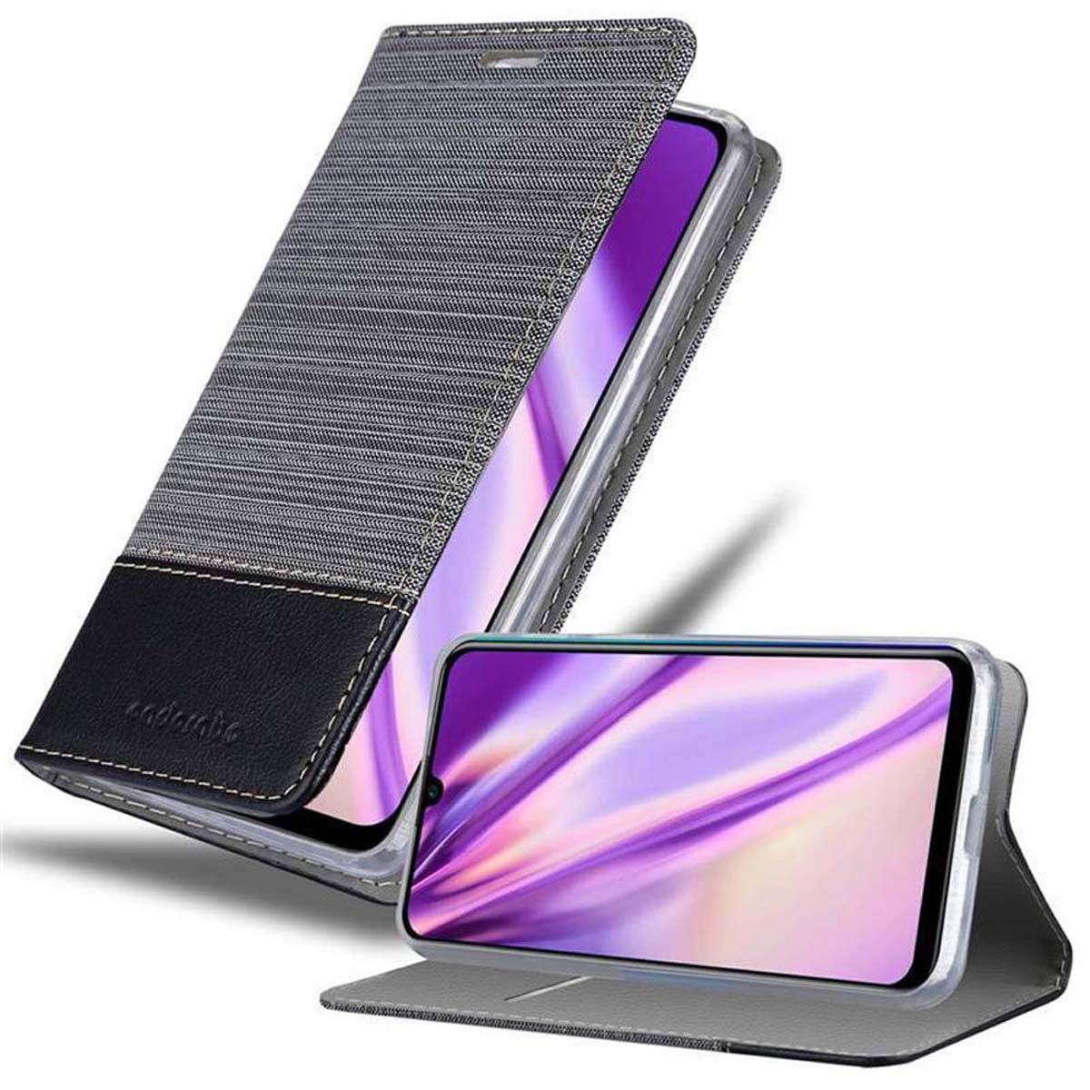 Cadorabo Hülle für Huawei P SMART PLUS 2019 Schutzhülle in Grau Handy Hülle Etui Book Case Cover