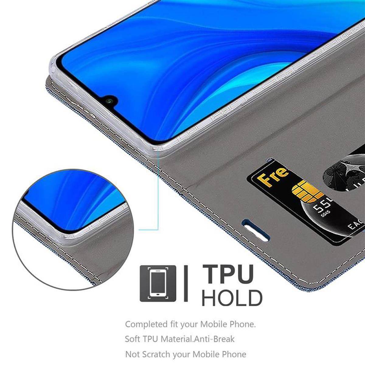 Cadorabo Hülle für Huawei P SMART 2020 Schutzhülle in Blau Handy Hülle Etui Book Case Cover