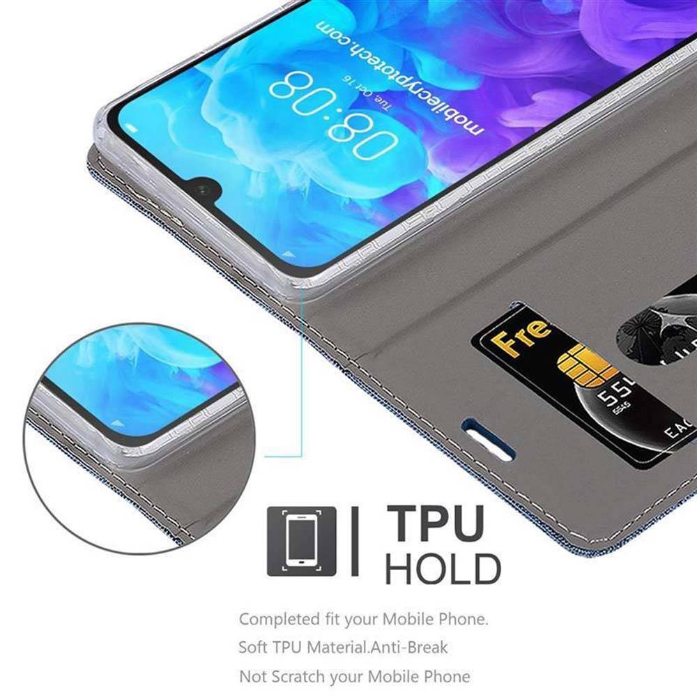 Cadorabo Hülle für Huawei Y5 2019 / Enjoy Play 8 / Honor 8S Schutzhülle in Blau Handy Hülle Etui Book Case Cover