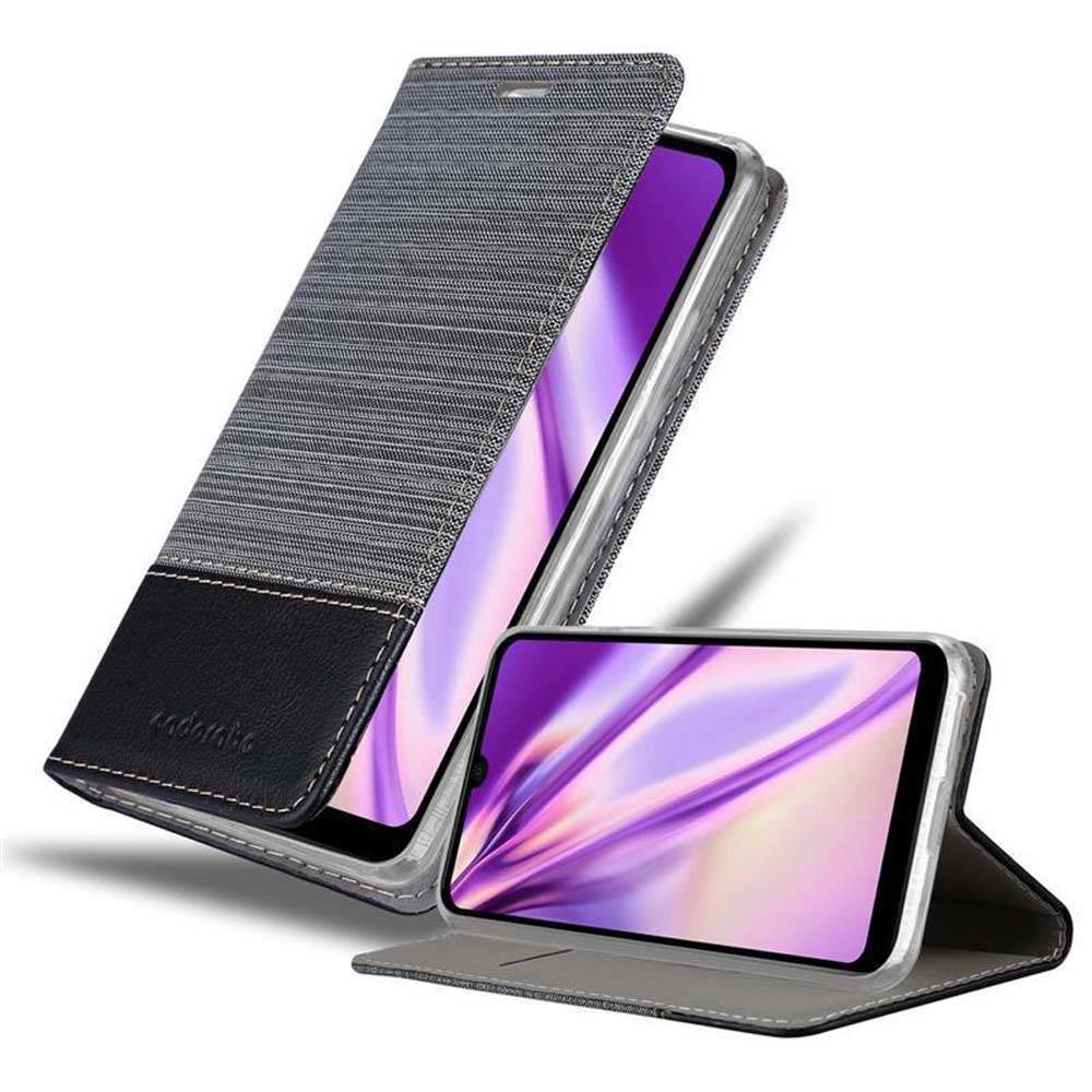 Cadorabo Hülle für WIKO VIEW 3 LITE Schutzhülle in Grau Handy Hülle Etui Book Case Cover