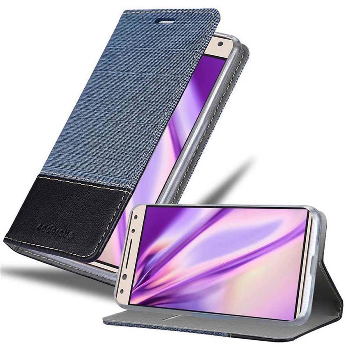Cadorabo Hülle für Alcatel 5 Schutzhülle in Blau Handy Hülle Etui Book Case Cover