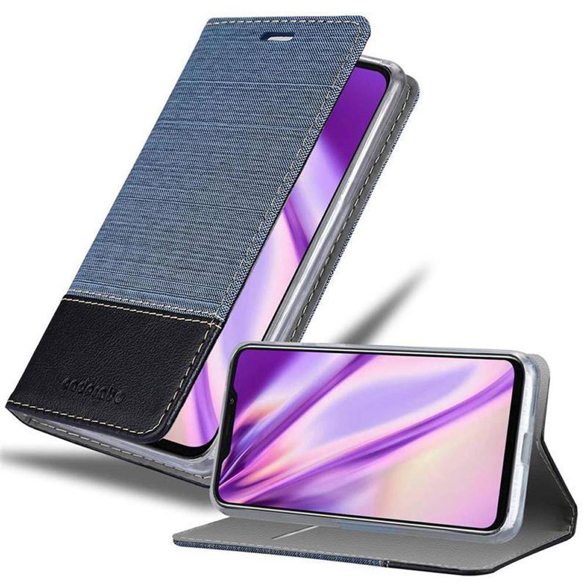 Cadorabo Hülle für MEIZU X8 Schutzhülle in Blau Handy Hülle Etui Book Case Cover