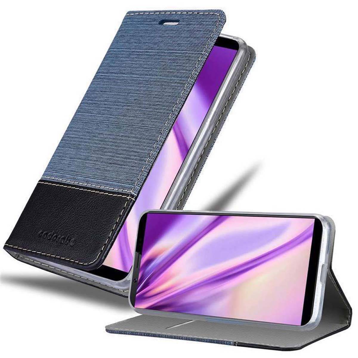 Cadorabo Hülle für Vivo V7 Schutzhülle in Blau Handy Hülle Etui Book Case Cover