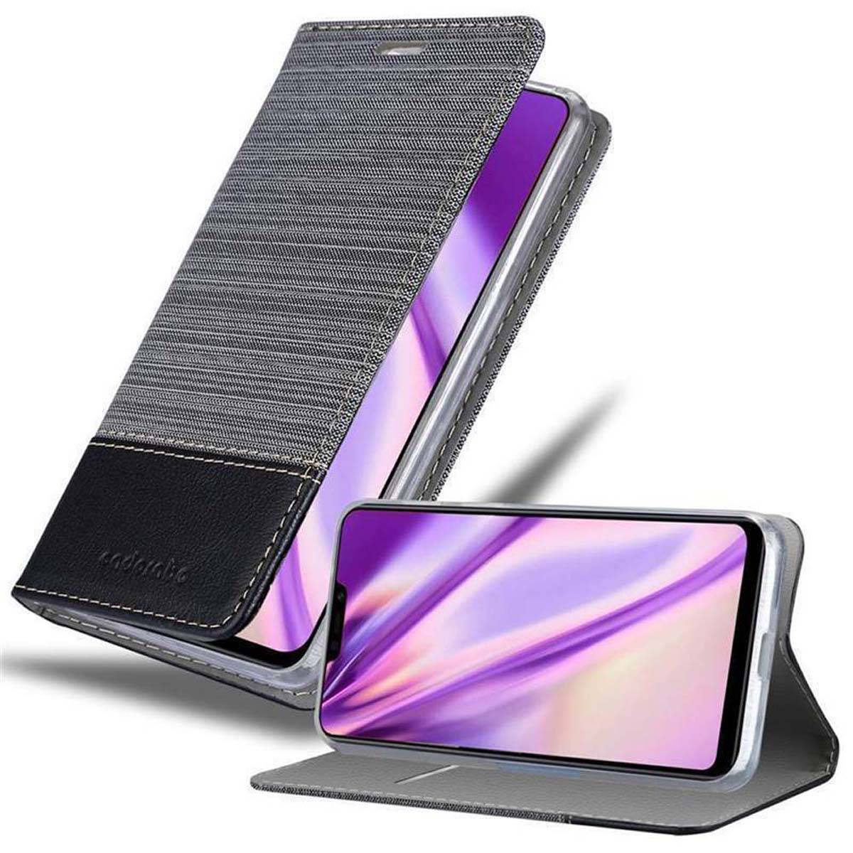 Cadorabo Hülle für Vivo Y83 Schutzhülle in Grau Handy Hülle Etui Book Case Cover
