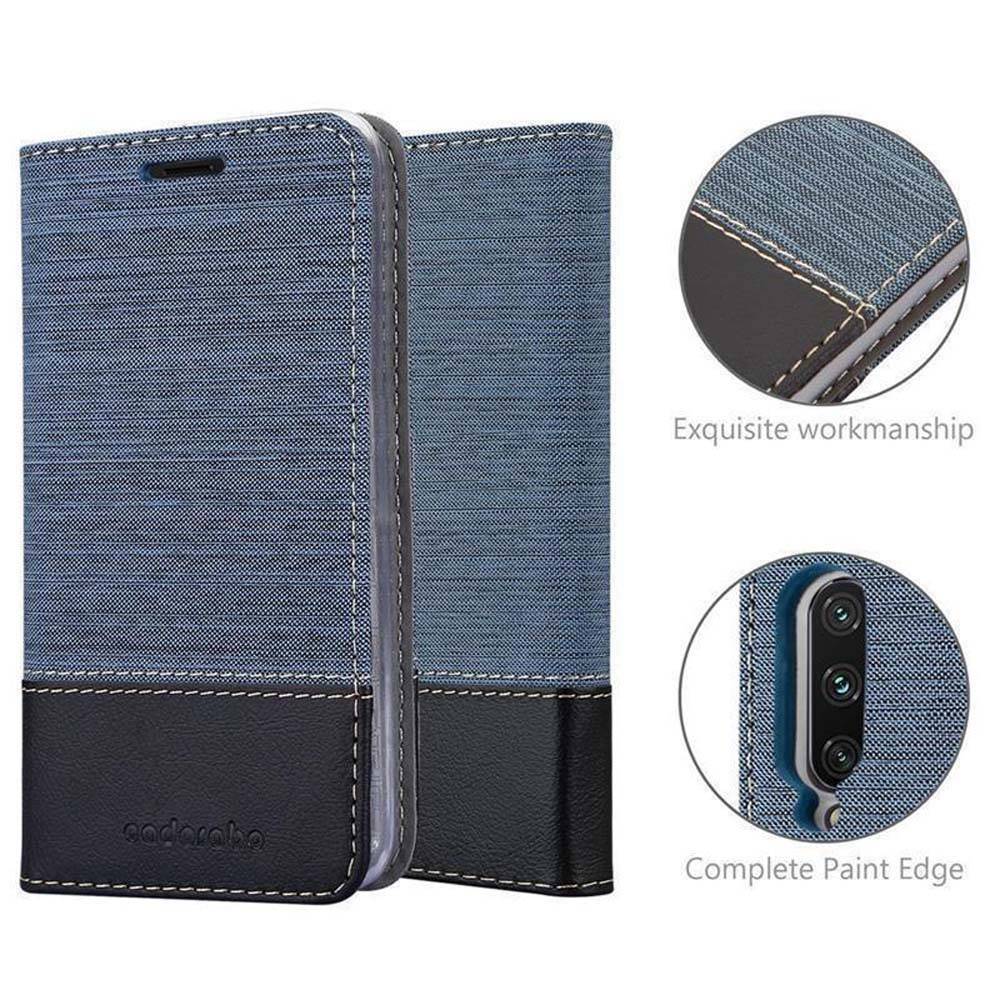 Cadorabo Hülle für Xiaomi Mi CC9 Schutzhülle in Blau Handy Hülle Etui Book Case Cover