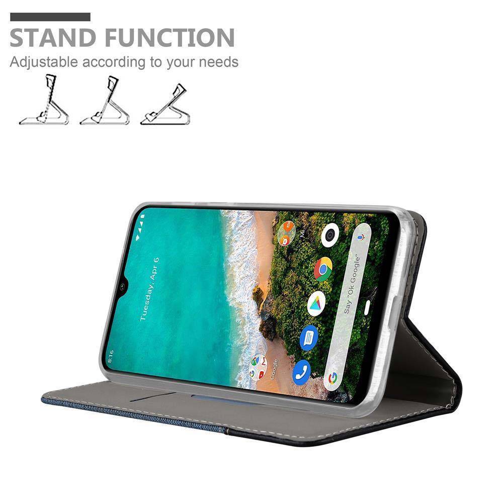 Cadorabo Hülle für Xiaomi Mi CC9 Schutzhülle in Blau Handy Hülle Etui Book Case Cover
