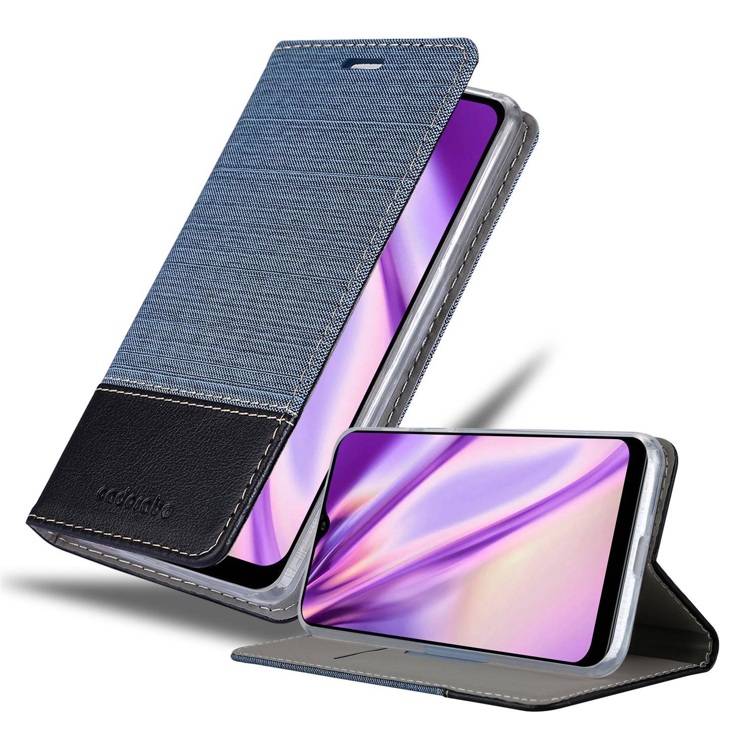 Cadorabo Hülle für Samsung Galaxy A10s / M01s Schutzhülle in Blau Handy Hülle Etui Book Case Cover