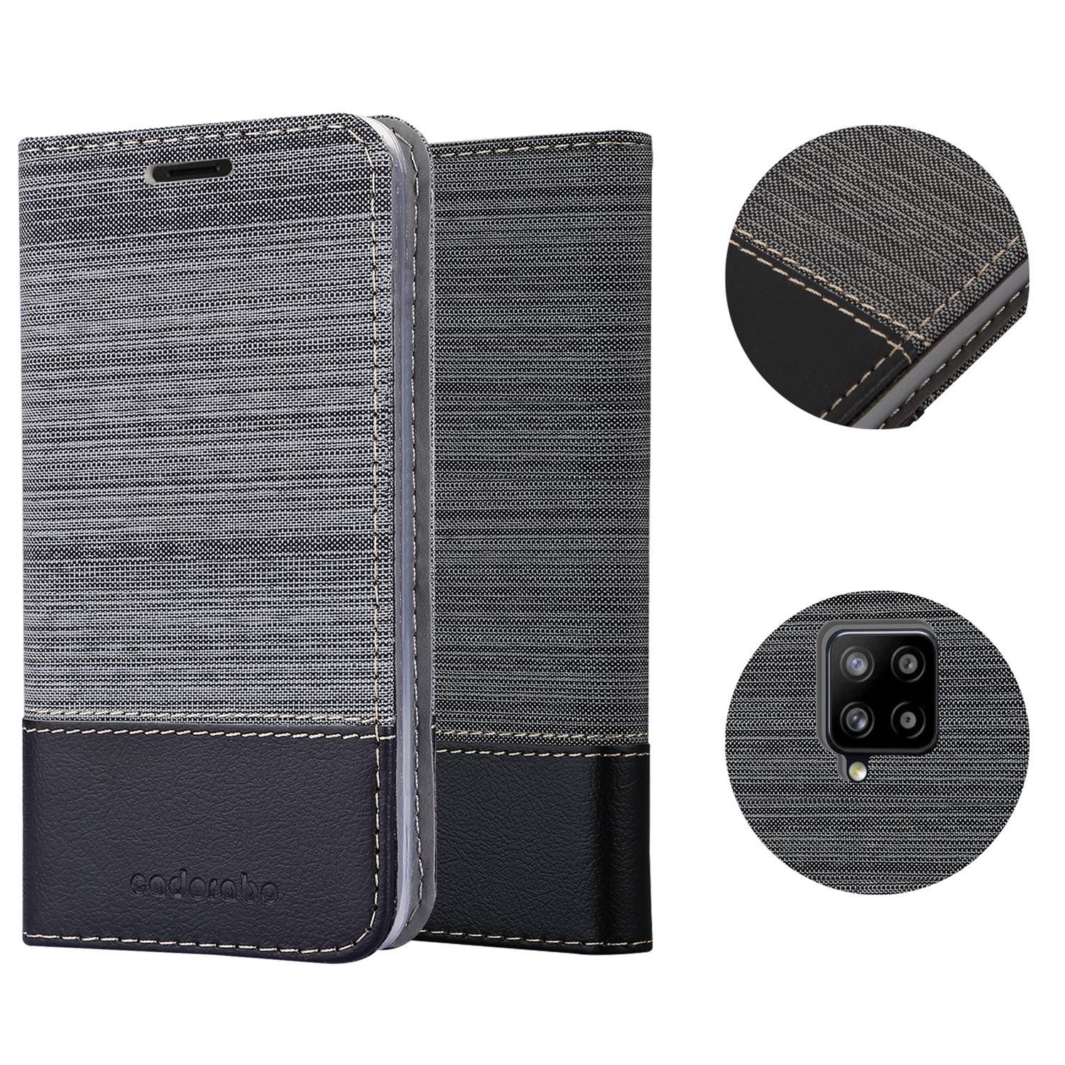 Cadorabo Hülle für Samsung Galaxy A42 4G Schutzhülle in Grau Handy Hülle Etui Book Case Cover