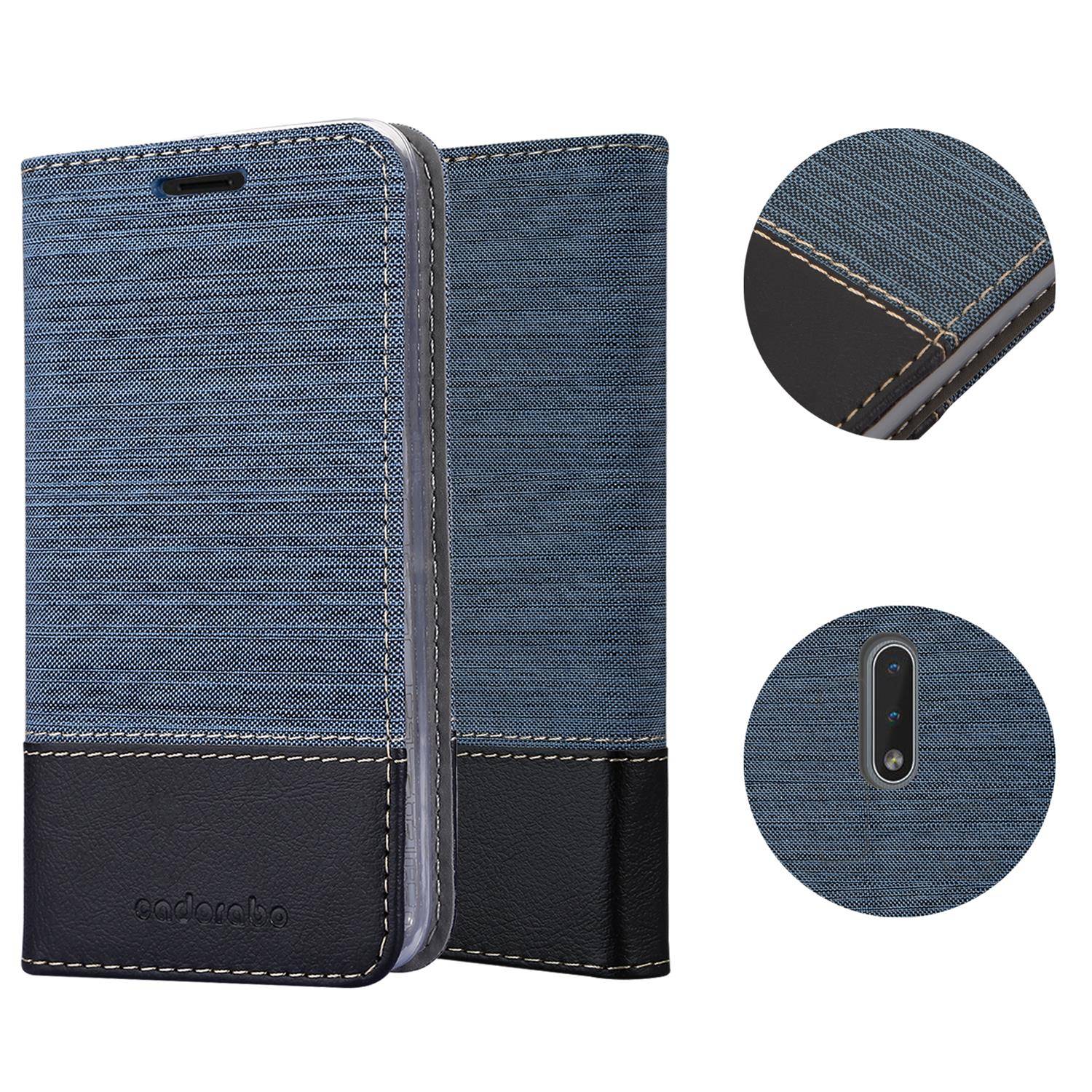 Cadorabo Hülle für Nokia 2.3 Schutzhülle in Blau Handy Hülle Etui Book Case Cover
