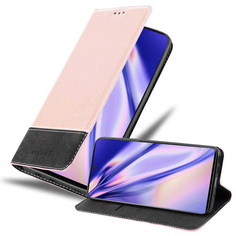 Cadorabo Hülle für Samsung Galaxy NOTE 10 Schutzhülle in Rosa SHandyhülle Book Case Etui Kunstleder