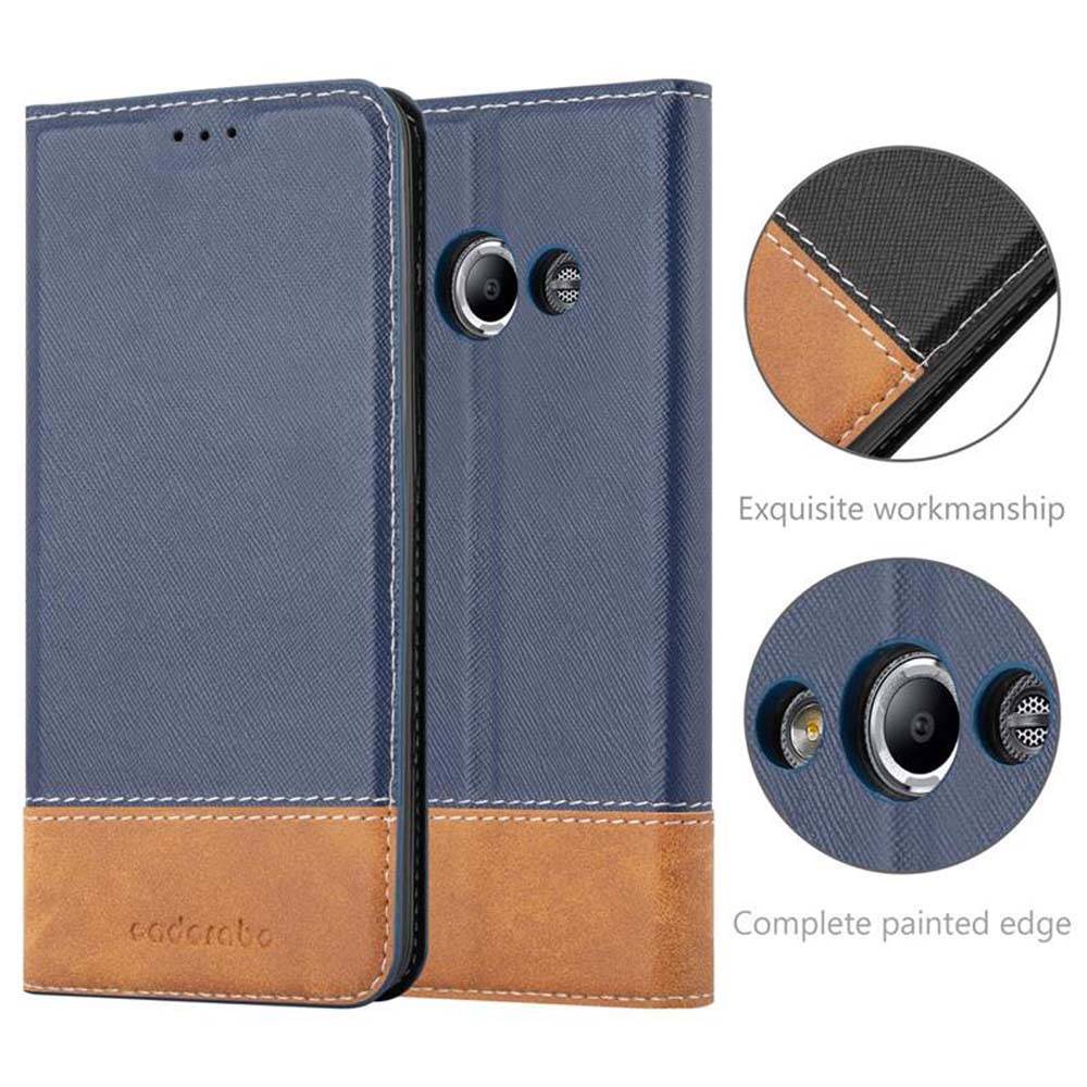 Cadorabo Hülle für Samsung Galaxy XCover 3 Schutzhülle in Schwarz SHandyhülle Book Case Etui Kunstleder