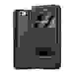 Cadorabo Schutzhülle für Apple iPhone 6 PLUS / 6S PLUS Hülle in Schwarz Handyhülle Book Case Cover Etui