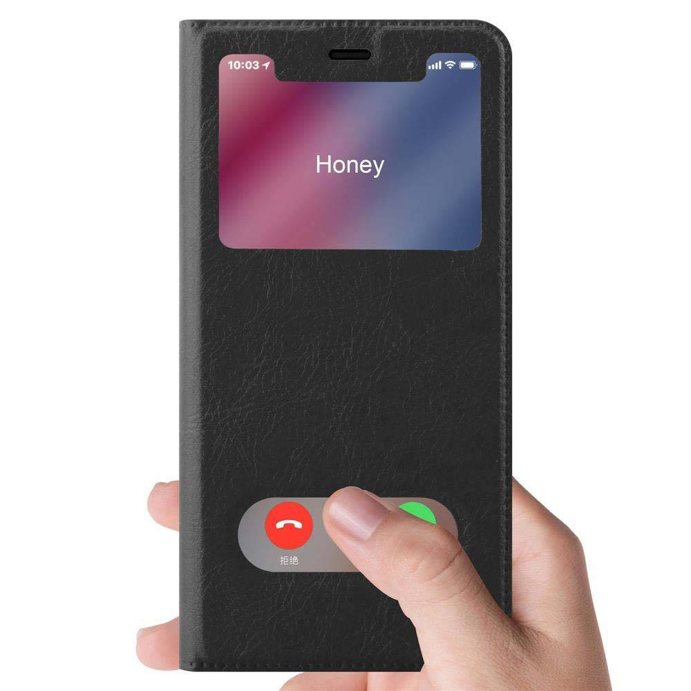 Cadorabo Schutzhülle für Apple iPhone XS MAX Hülle in Schwarz Handyhülle Book Case Cover Etui