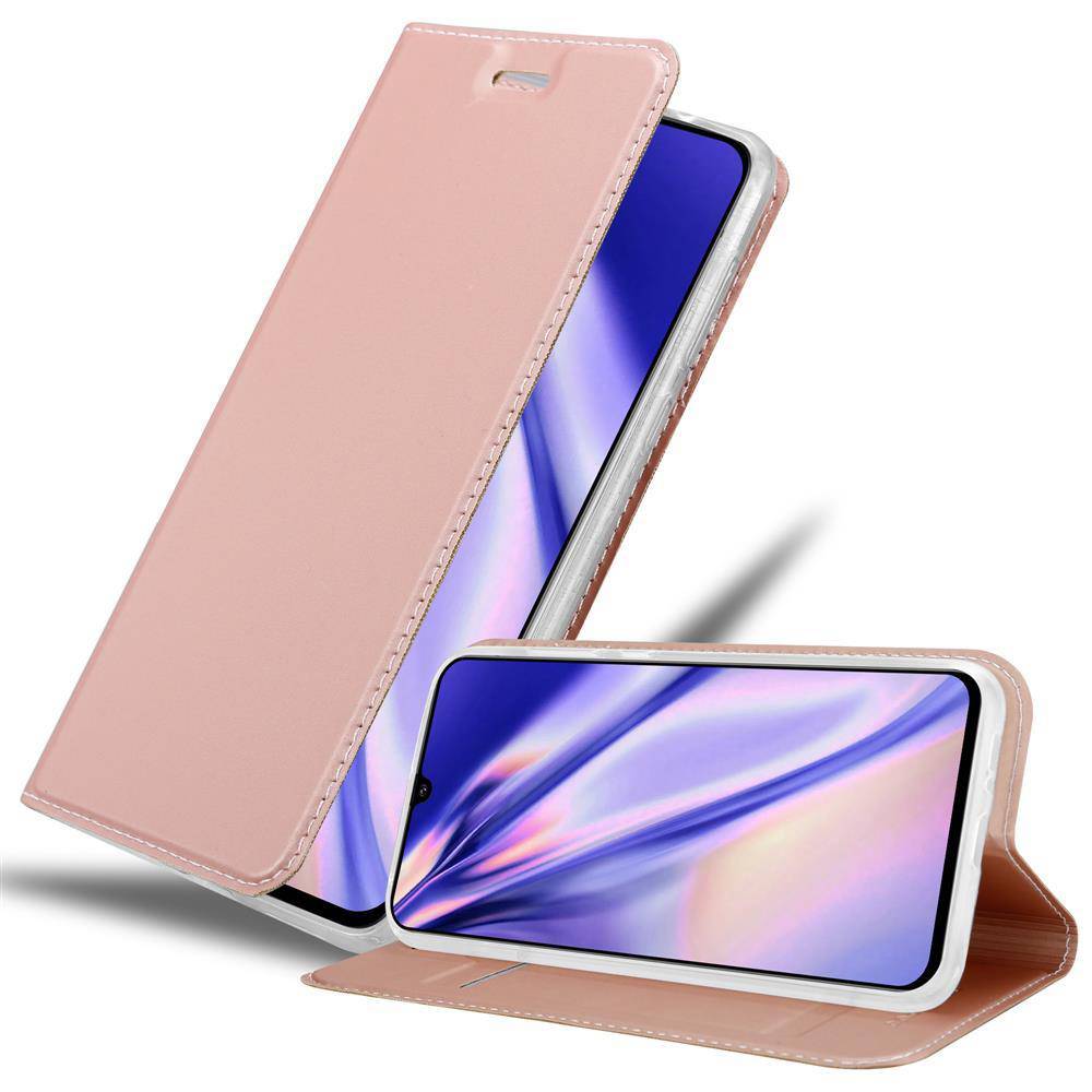 Cadorabo Handyhülle für Samsung Galaxy A90 5G Schutz Hülle in Rosa Cover Etui Book Case Booklet