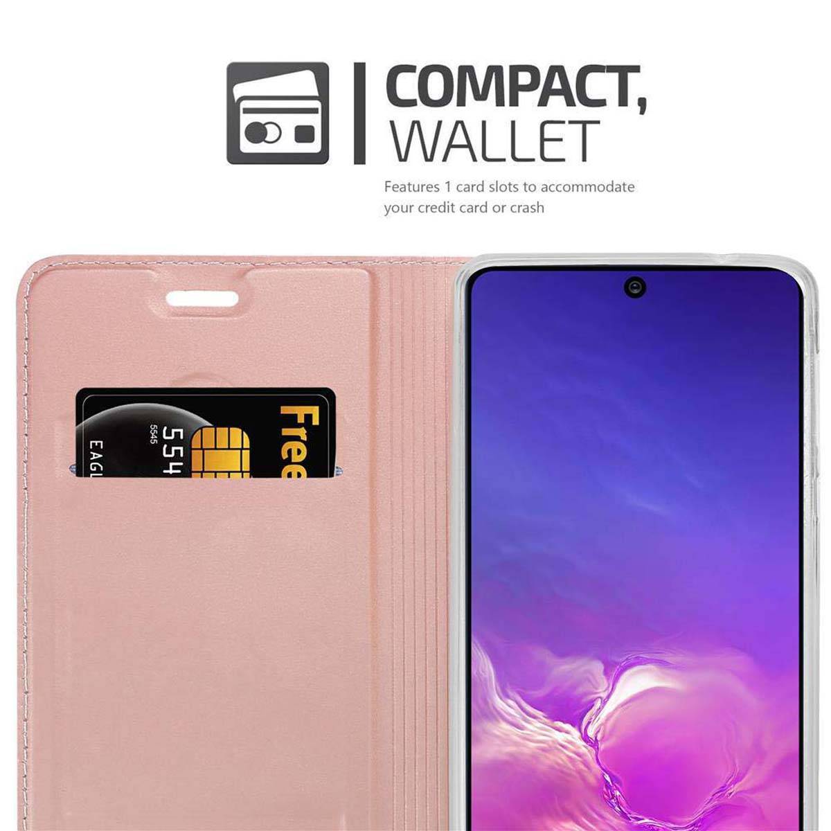 Cadorabo Handyhülle für Samsung Galaxy A91 / S10 LITE / M80s Schutz Hülle in Rosa Cover Etui Book Case Booklet