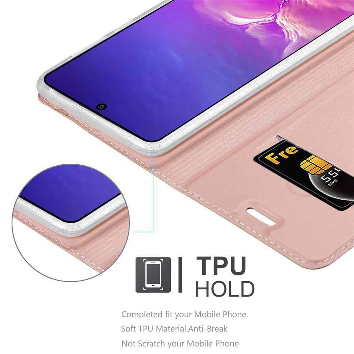 Cadorabo Handyhülle für Samsung Galaxy A91 / S10 LITE / M80s Schutz Hülle in Rosa Cover Etui Book Case Booklet