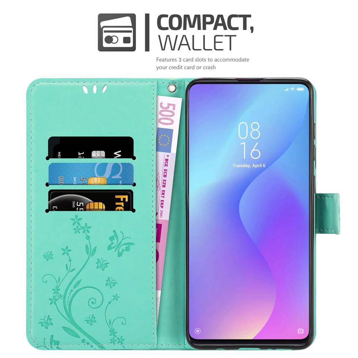 Cadorabo Hülle für Xiaomi Mi 9T / Mi 9T PRO / RedMi K20 / RedMi K20 PRO Schutz Hülle in Türkis Schutzhülle Handy Hülle