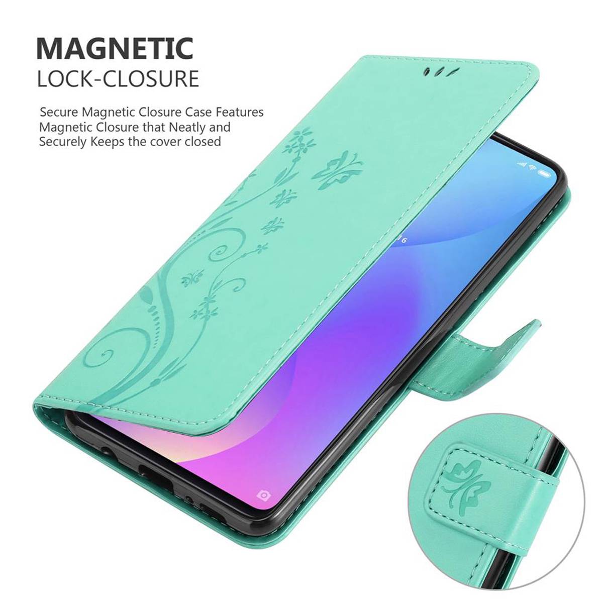 Cadorabo Hülle für Xiaomi Mi 9T / Mi 9T PRO / RedMi K20 / RedMi K20 PRO Schutz Hülle in Türkis Schutzhülle Handy Hülle