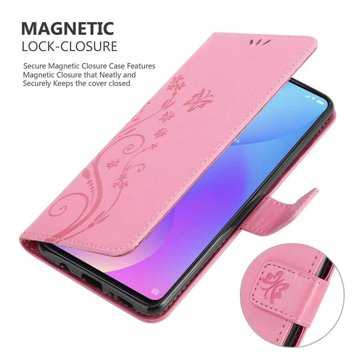Cadorabo Hülle für Xiaomi Mi 9T / Mi 9T PRO / RedMi K20 / RedMi K20 PRO Schutz Hülle in Rosa Schutzhülle Handy Hülle