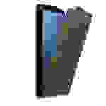 Cadorabo Hülle für Samsung Galaxy A6 2018 Schutz Hülle in Braun Flip Etui Handyhülle Case Cover