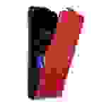 Cadorabo Hülle für LG X POWER 3 Schutz Hülle in Rot Flip Etui Handyhülle Case Cover