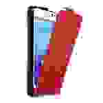 Cadorabo Hülle für Sony Xperia C4 Schutz Hülle in Rot Flip Etui Handyhülle Case Cover