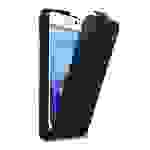 Cadorabo Hülle für Sony Xperia C4 Schutz Hülle in Schwarz Flip Etui Handyhülle Case Cover
