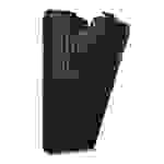 Cadorabo Hülle für Sony Xperia X COMPACT Schutz Hülle in Schwarz Flip Etui Handyhülle Case Cover