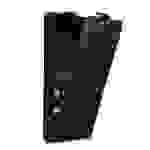 Cadorabo Hülle für Huawei P9 PLUS Schutz Hülle in Schwarz Flip Etui Handyhülle Case Cover