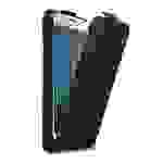 Cadorabo Hülle für Motorola MOTO G5S PLUS Schutz Hülle in Schwarz Flip Etui Handyhülle Case Cover