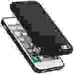 Cadorabo Schutzhülle für Apple iPhone 5 / 5S / SE 2016 Hülle in Schwarz Handyhülle Case Cover TPU Etui