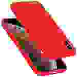 Cadorabo Schutzhülle für Apple iPhone X / XS Hülle in Rot Handyhülle Case Cover TPU Etui