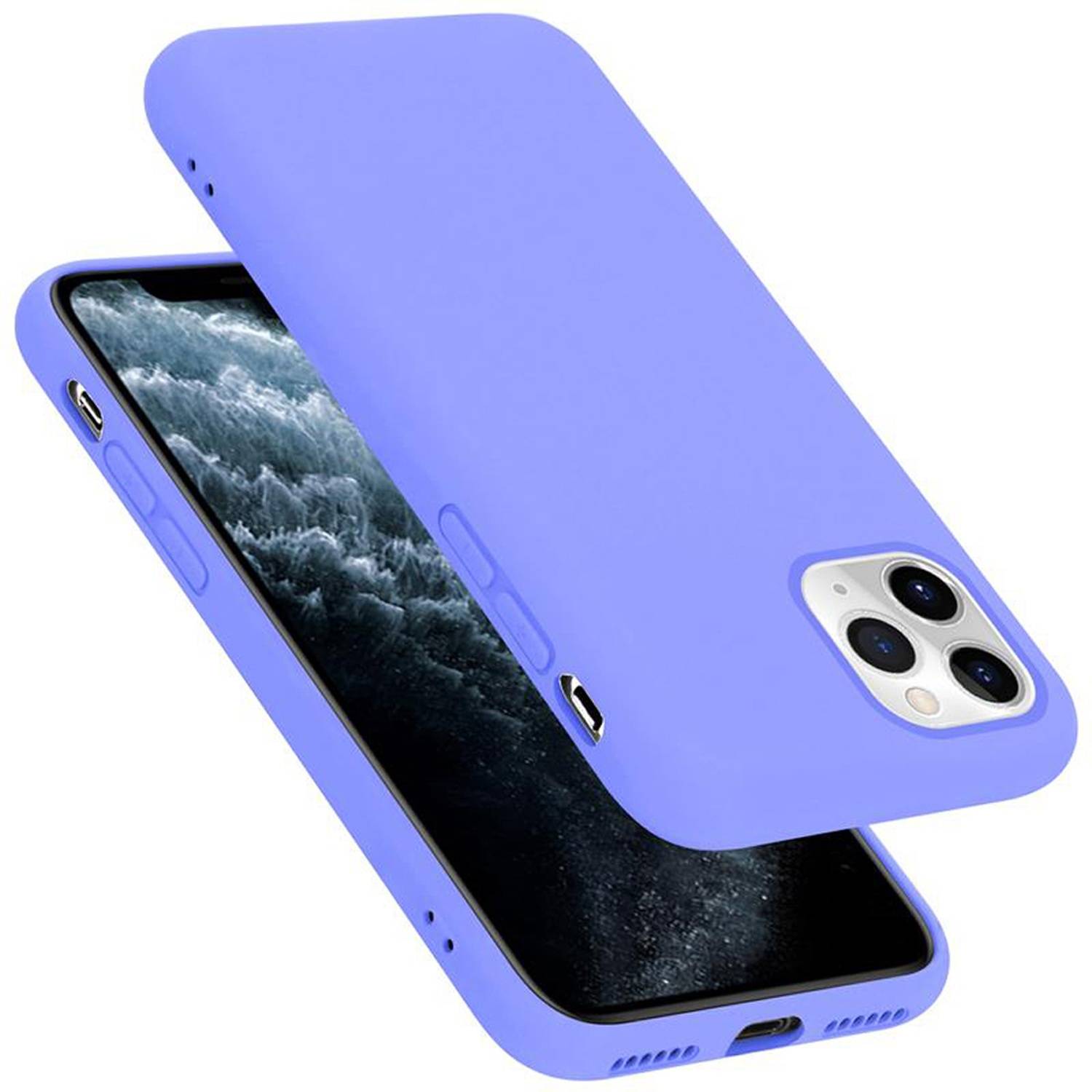 Cadorabo Schutzhülle für Apple iPhone 11 PRO Hülle in Lila Handyhülle Case Cover TPU Etui