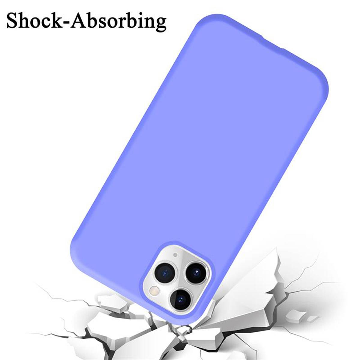 Cadorabo Schutzhülle für Apple iPhone 11 PRO Hülle in Lila Handyhülle Case Cover TPU Etui