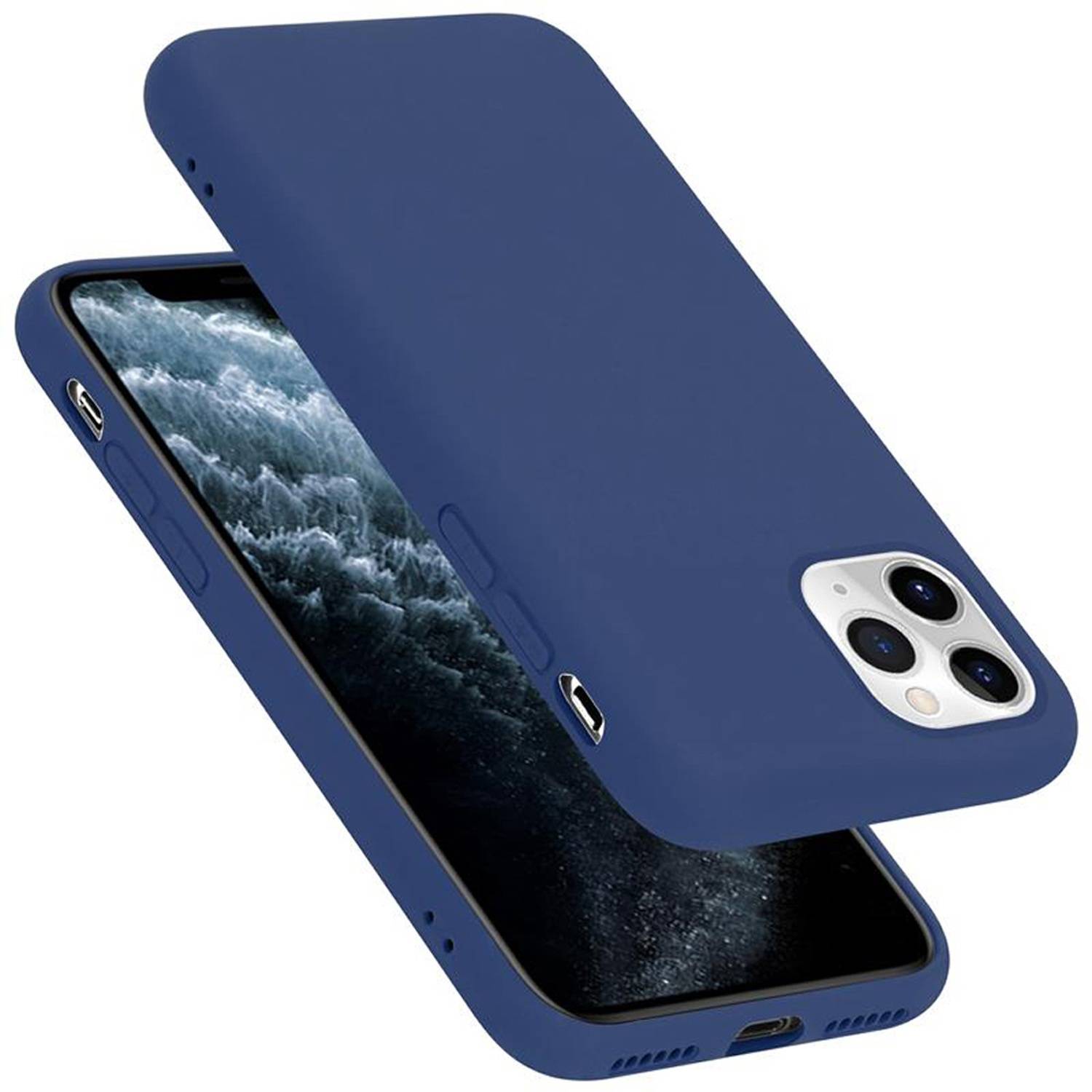 Cadorabo Schutzhülle für Apple iPhone 11 PRO Hülle in Blau Handyhülle Case Cover TPU Etui