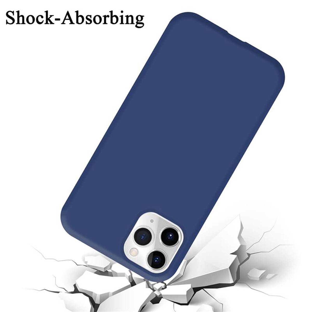 Cadorabo Schutzhülle für Apple iPhone 11 PRO Hülle in Blau Handyhülle Case Cover TPU Etui