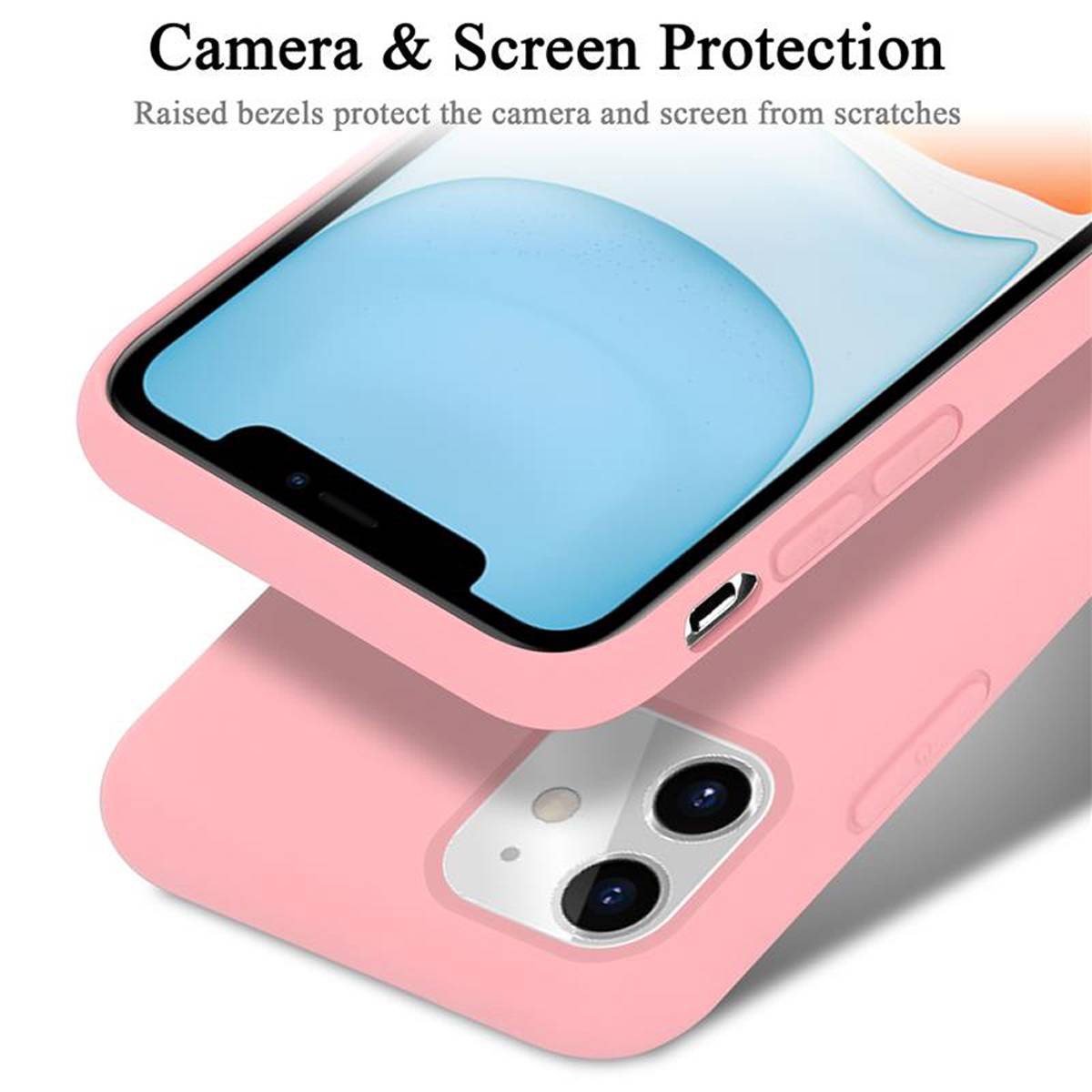 Cadorabo Schutzhülle für Apple iPhone 11 Hülle in Rosa Handyhülle Case Cover TPU Etui