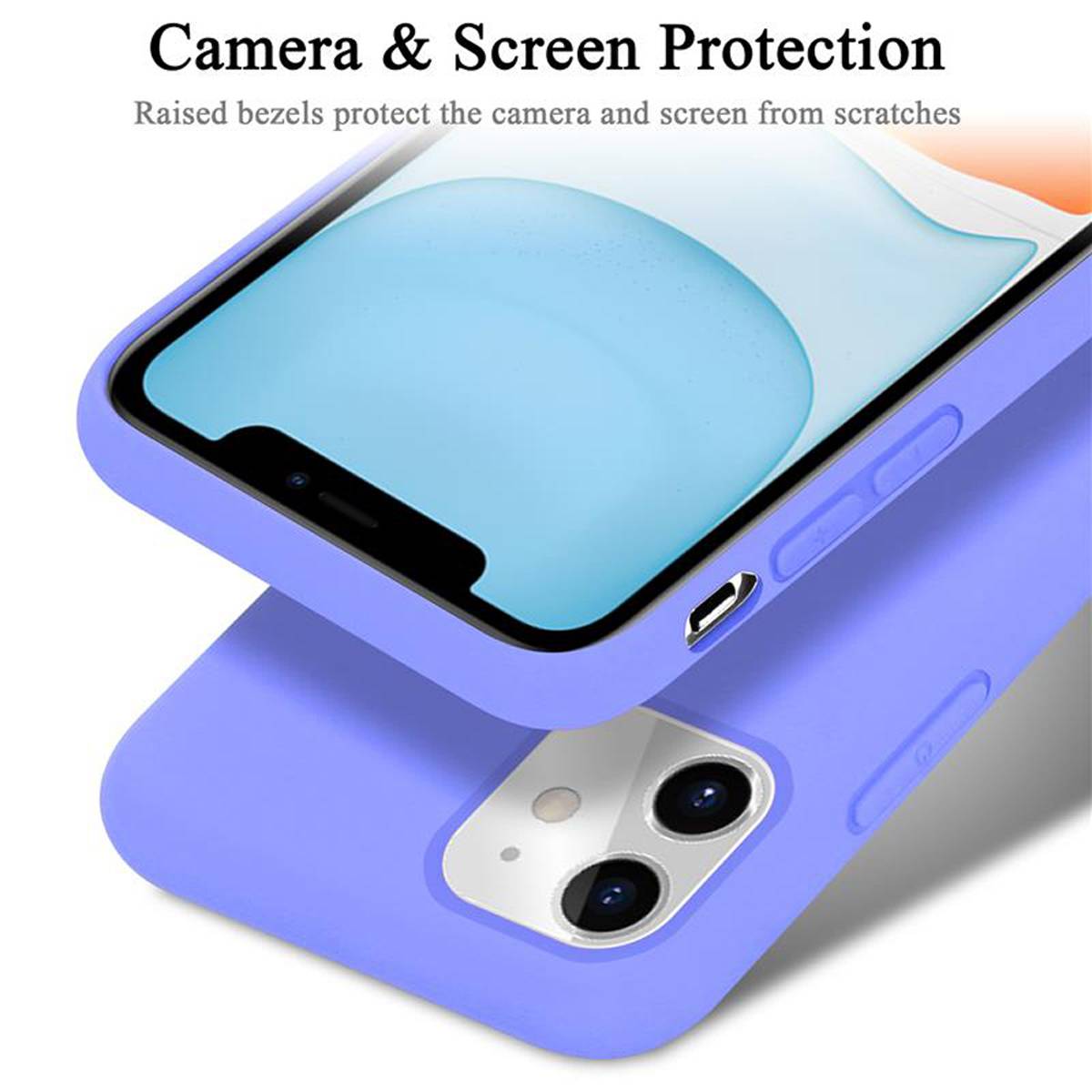 Cadorabo Schutzhülle für Apple iPhone 11 Hülle in Lila Handyhülle Case Cover TPU Etui