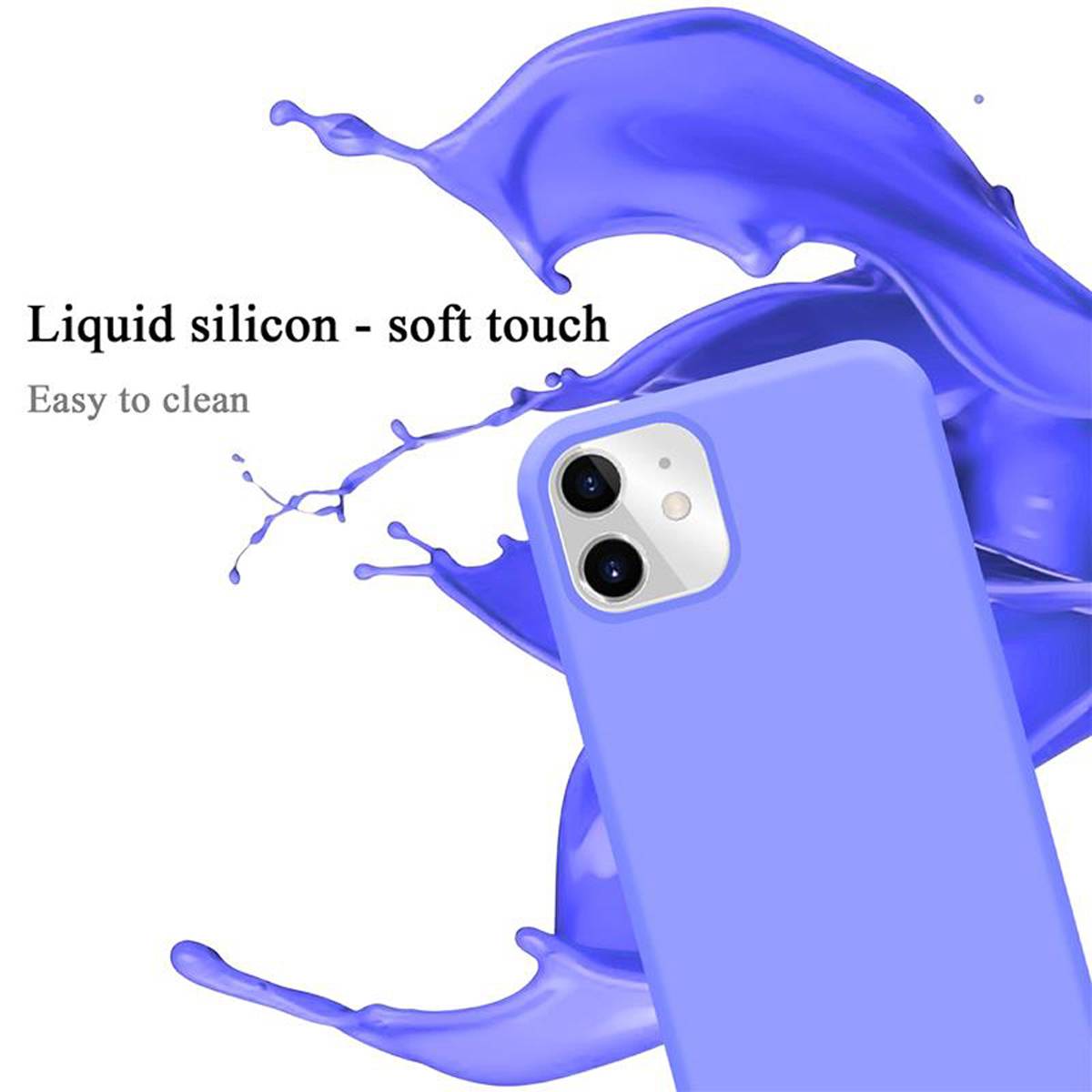 Cadorabo Schutzhülle für Apple iPhone 11 Hülle in Lila Handyhülle Case Cover TPU Etui