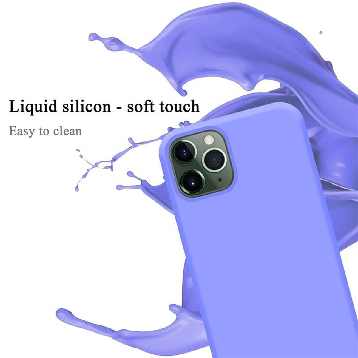 Cadorabo Schutzhülle für Apple iPhone 11 PRO MAX Hülle in Lila Handyhülle Case Cover TPU Etui