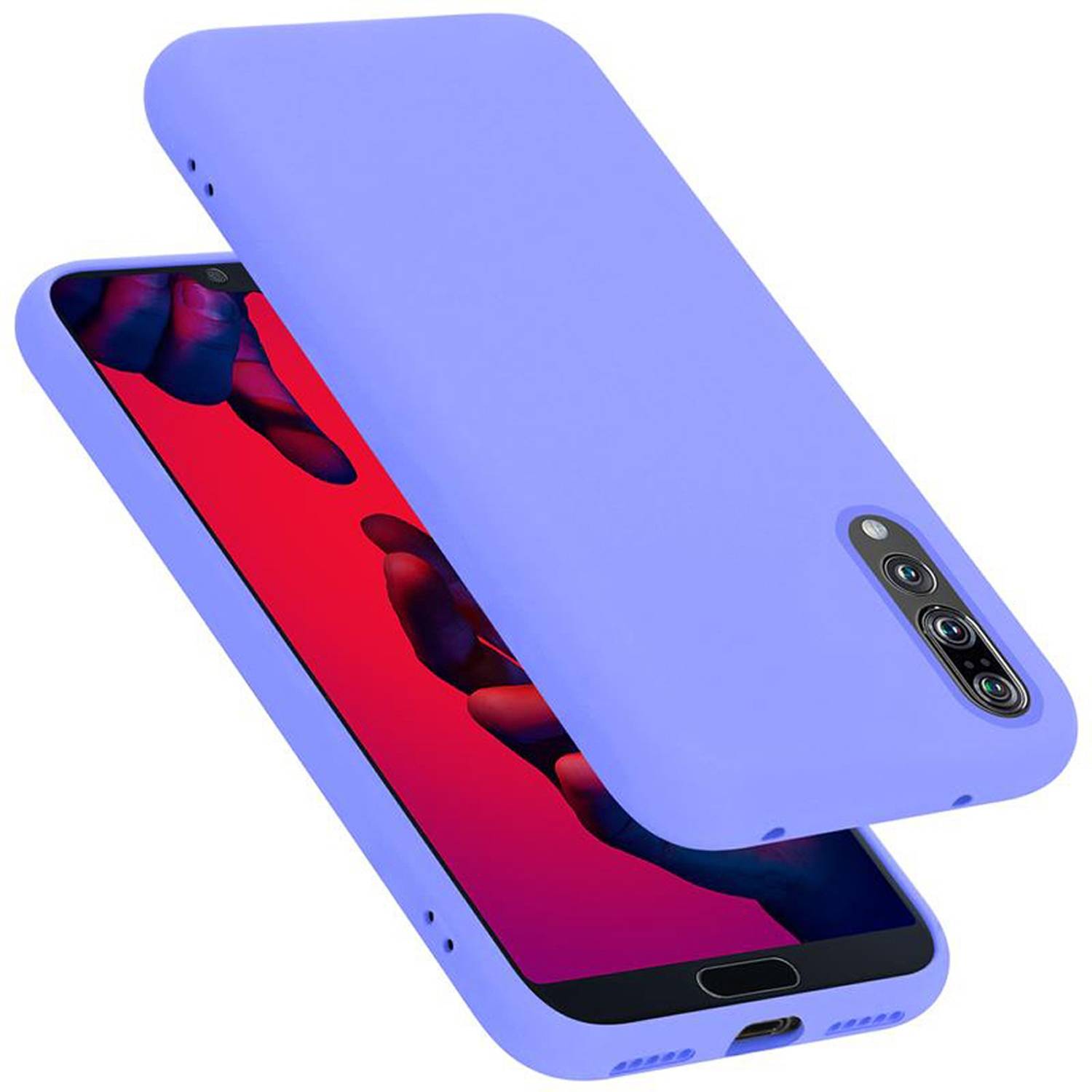 Cadorabo Schutzhülle für Huawei P20 PRO / P20 PLUS Hülle in Lila Handyhülle Case Cover TPU Etui