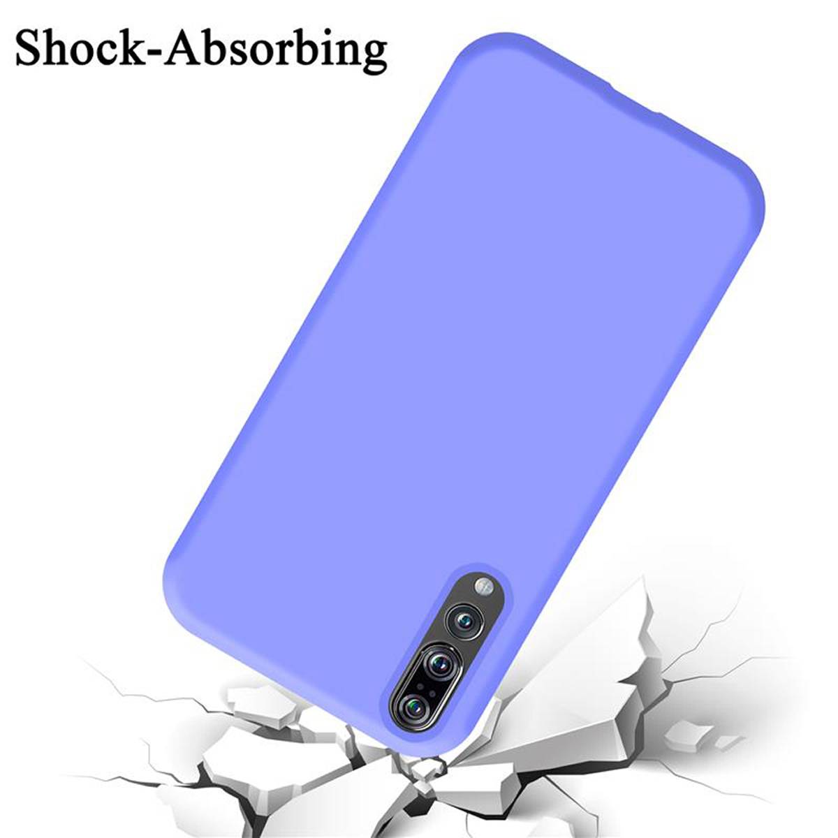 Cadorabo Schutzhülle für Huawei P20 PRO / P20 PLUS Hülle in Lila Handyhülle Case Cover TPU Etui