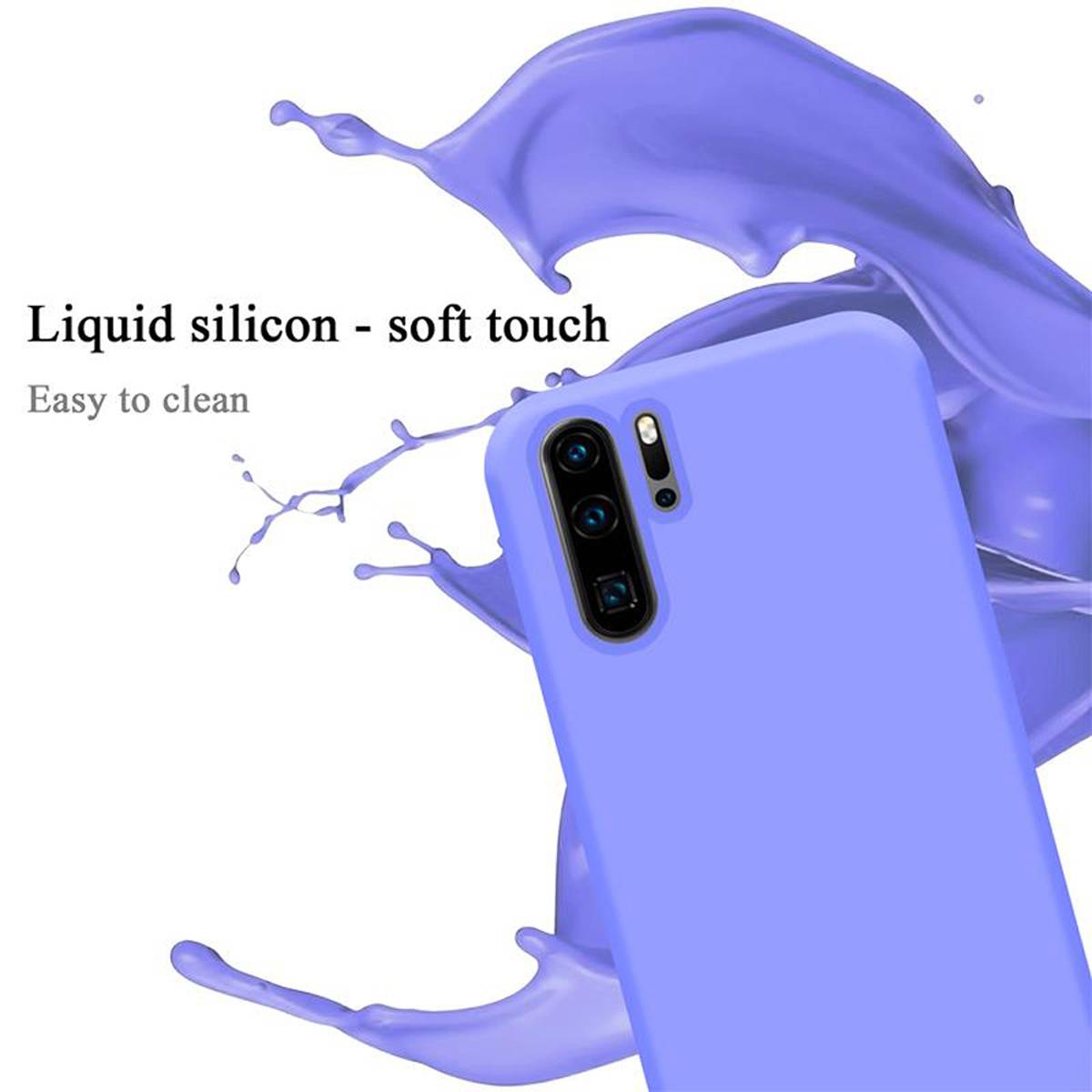 Cadorabo Schutzhülle für Huawei P30 PRO Hülle in Lila Handyhülle Case Cover TPU Etui
