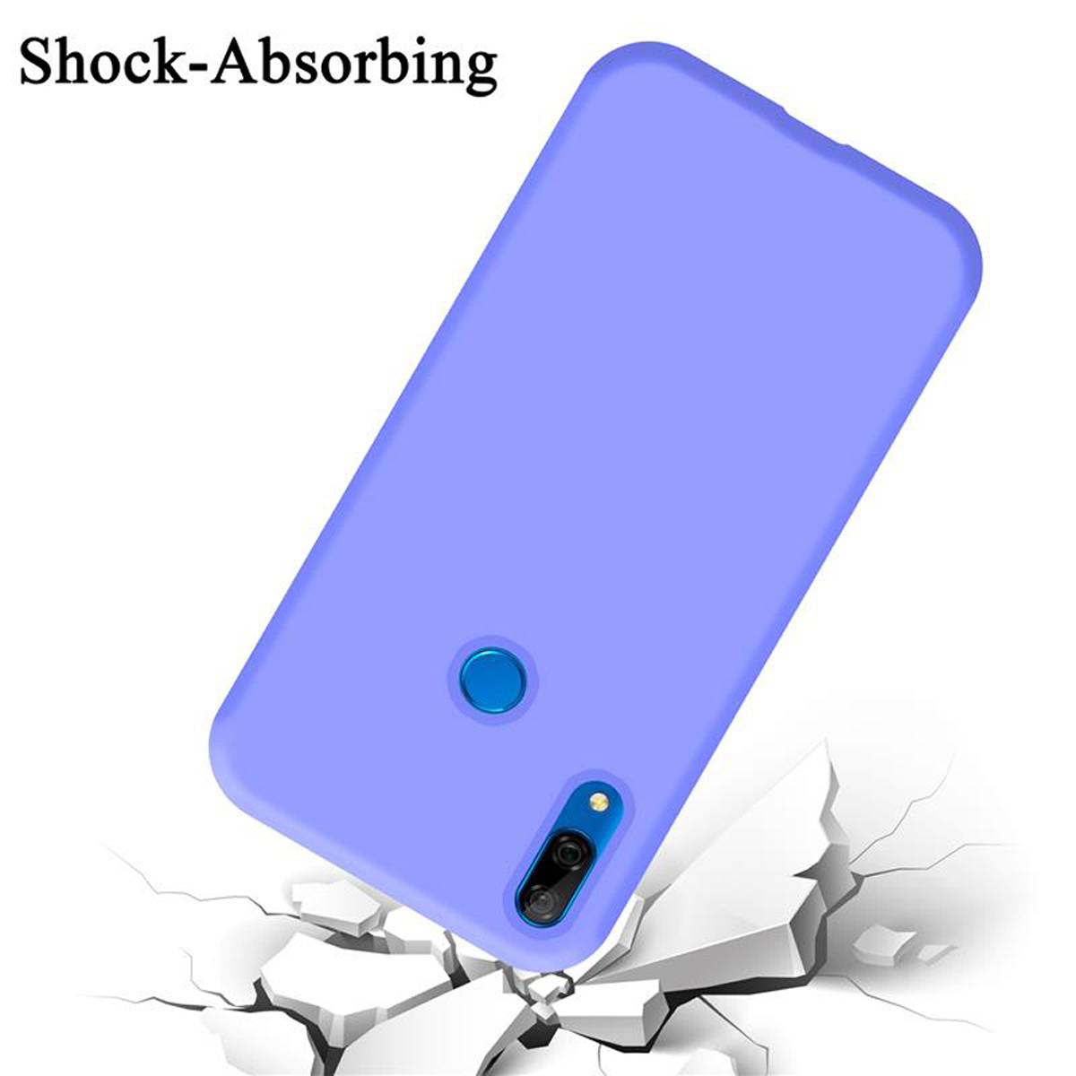 Cadorabo Schutzhülle für Huawei P SMART Z / Y9 PRIME 2019 / Enjoy 10 PLUS Hülle in Lila Handyhülle Case Cover TPU Etui