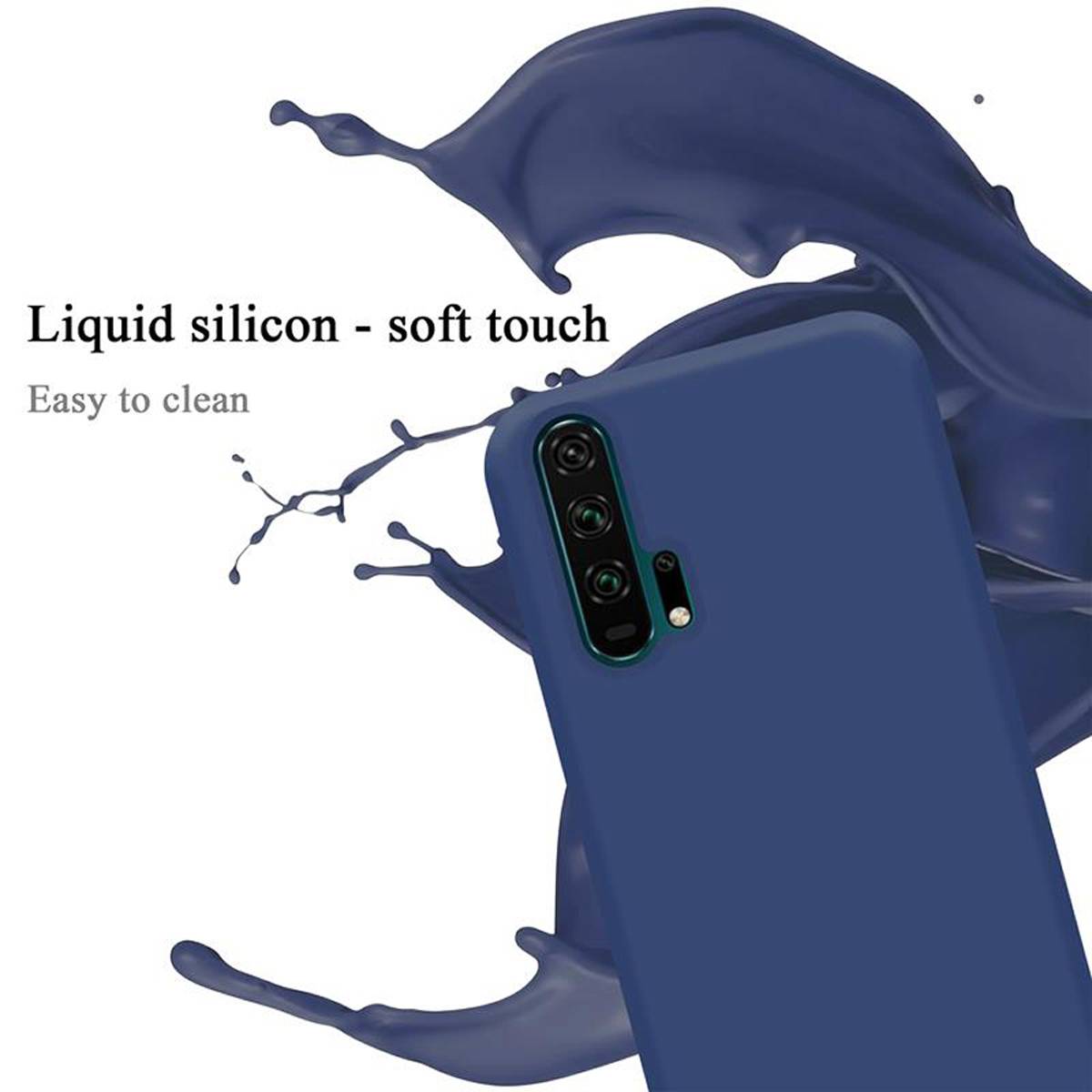 Cadorabo Schutzhülle für Honor 20 PRO Hülle in Blau Handyhülle Case Cover TPU Etui