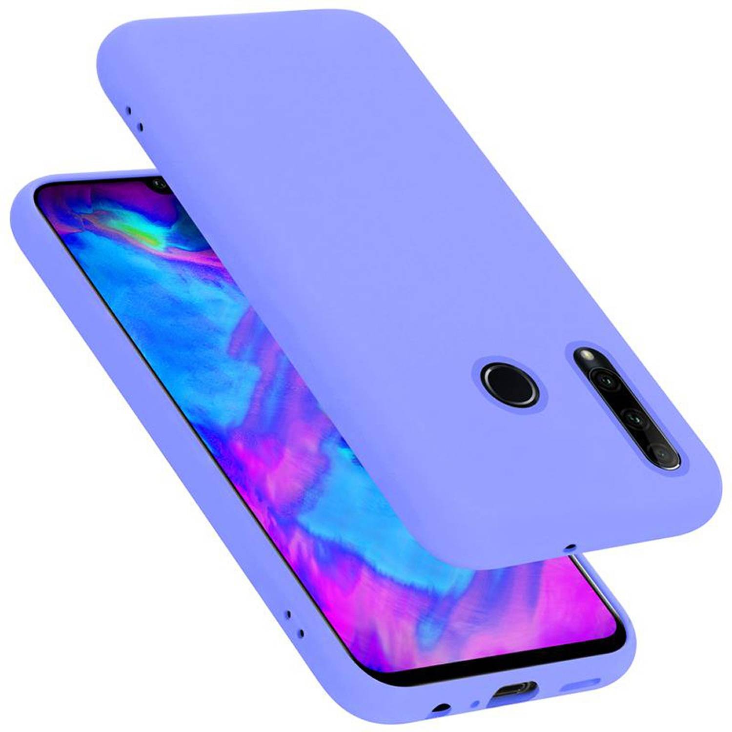 Cadorabo Schutzhülle für Honor 10i / 20i / 20 LITE / Huawei Enjoy 9S Hülle in Lila Handyhülle Case Cover TPU Etui
