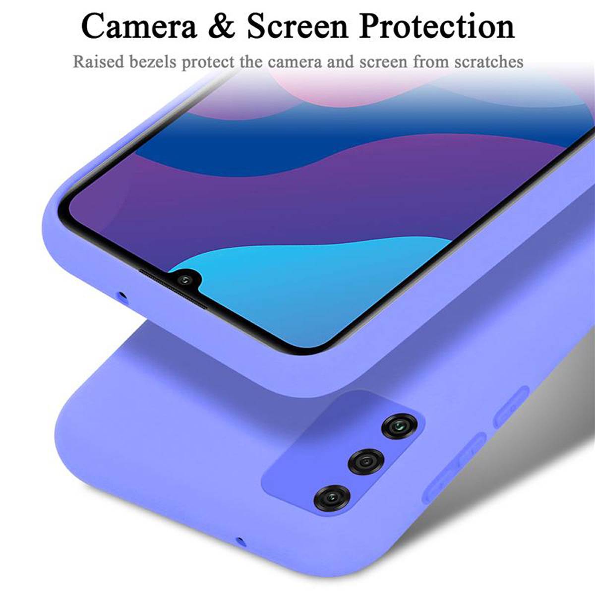 Cadorabo Schutzhülle für Honor 9A Hülle in Lila Handyhülle Case Cover TPU Etui
