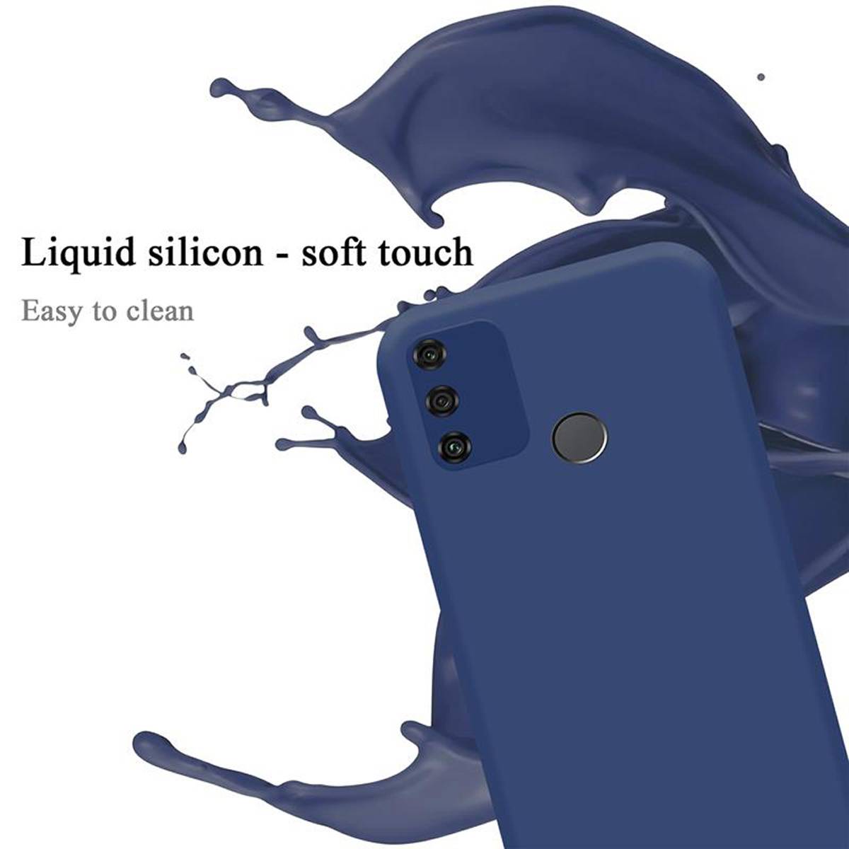 Cadorabo Schutzhülle für Honor 9A Hülle in Blau Handyhülle Case Cover TPU Etui